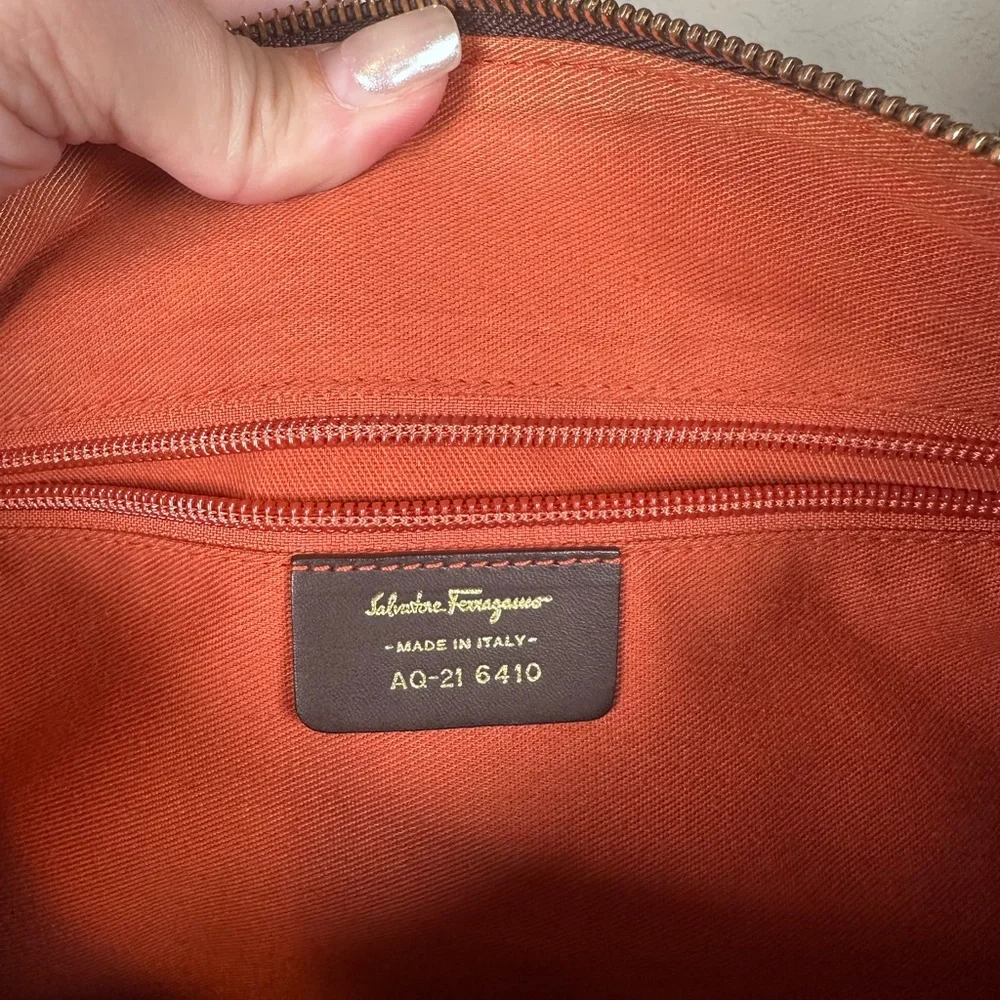 Salvatore Ferragamo Exotic Animal Print Purse Handbag - Picture 5 of 6